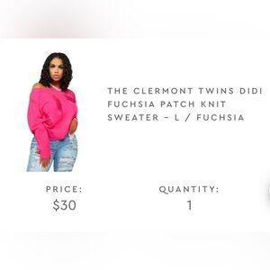 Pink Distressed Sweater